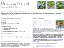 Tablet Screenshot of craigwright.co.za